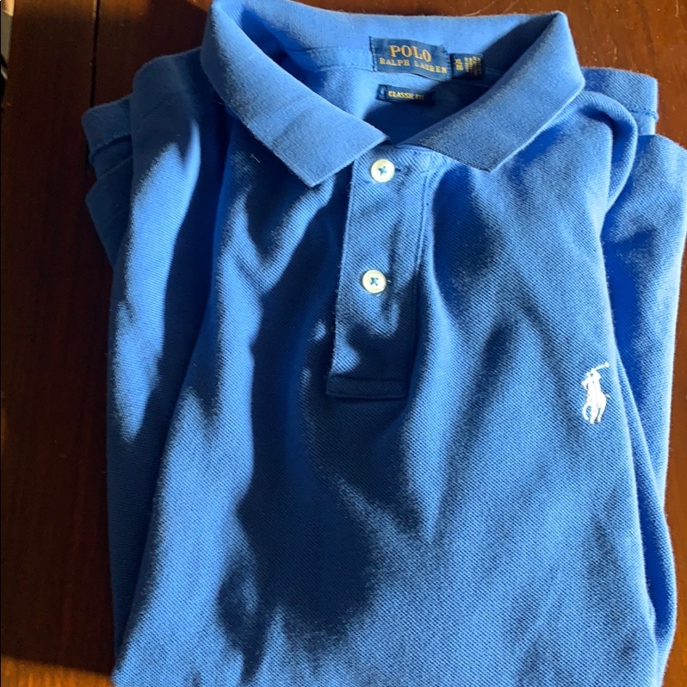 Blue Classic Fit polo by Ralph Lauren